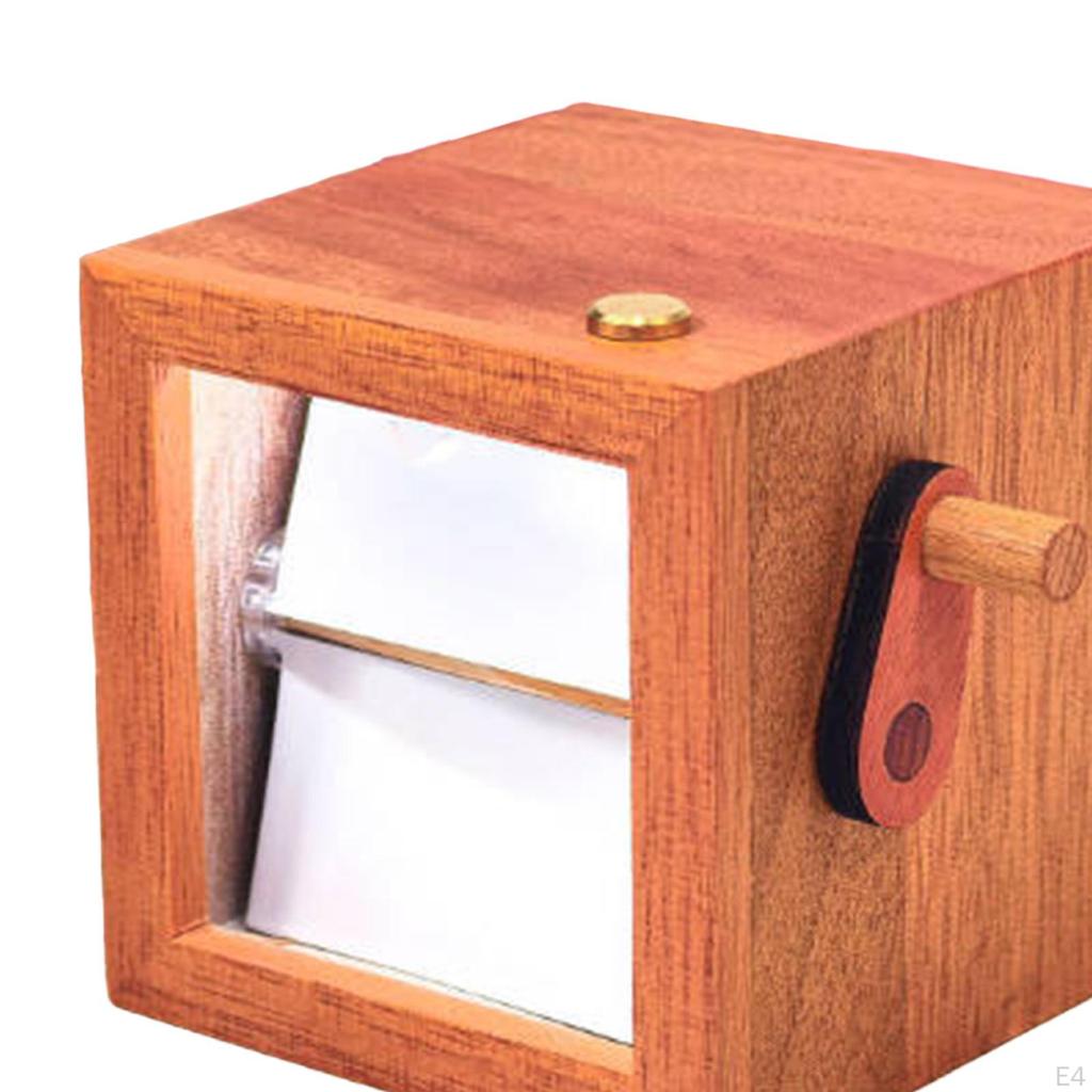 Photo Flip Book Frame Display Box Animation Machine Table Decor Ornament Album Hand Motion for