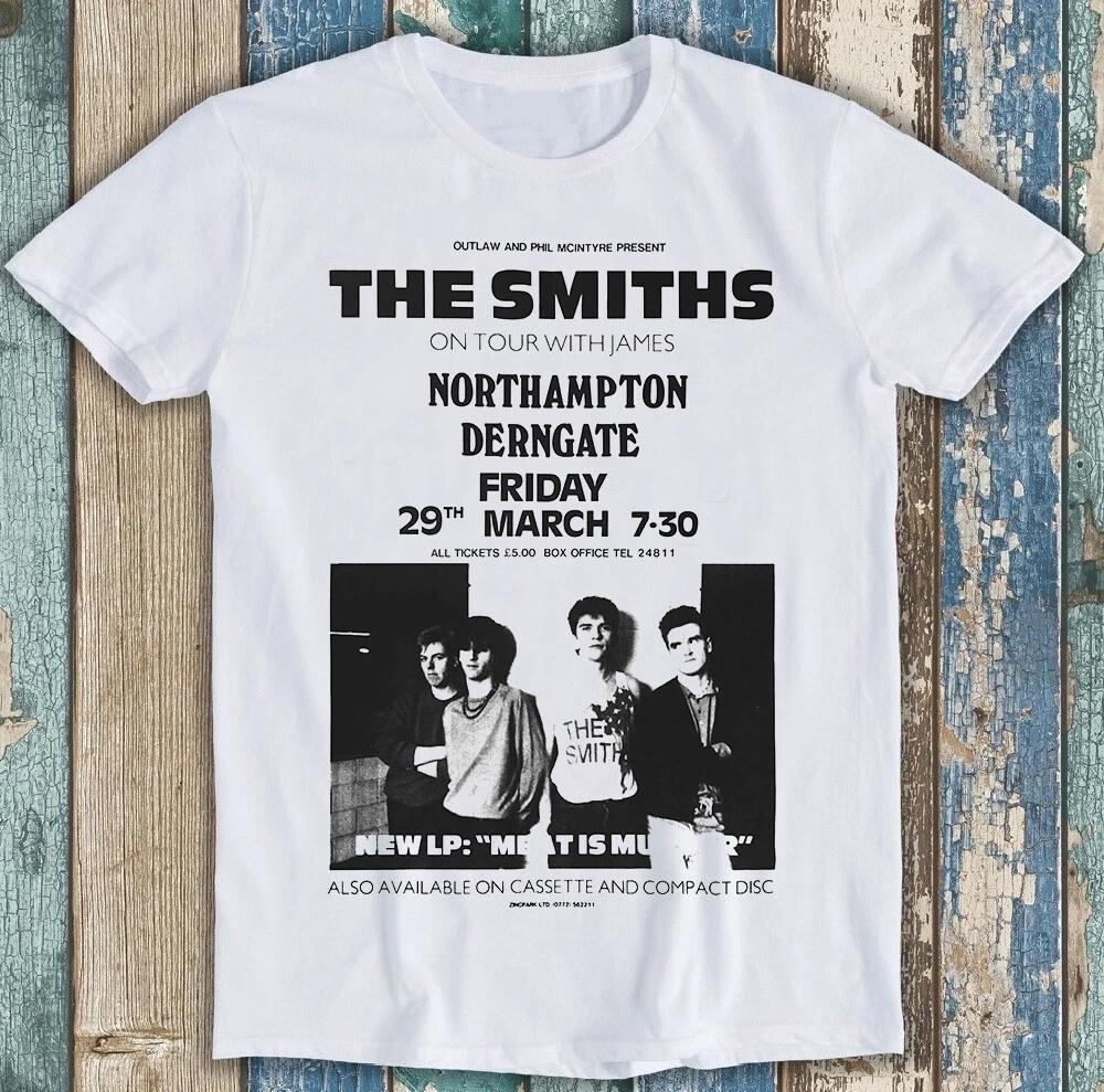 Футболка с забавным принтом "The Smiths On Tour Live Concert Southend Music" M1705