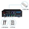 2000W 2 Micphone Bluetooth Stereo Amplifier Surround Sound Mixer 220V FM AUX USB SD AMP Home Cinema Karaoke Remote Control