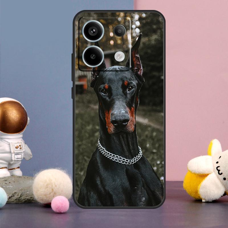 Dachshund Doberman Dog Case For Xiaomi Redmi Note 13 9 10 11 12 14 15 Pro Plus Redmi 15 15C 14C 10C 12C 13C Cover