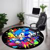 1 шт. Круглый ковер Sonic Colors для офиса, под офисные стулья, для спальни, гостиной, домашний декор a0926041