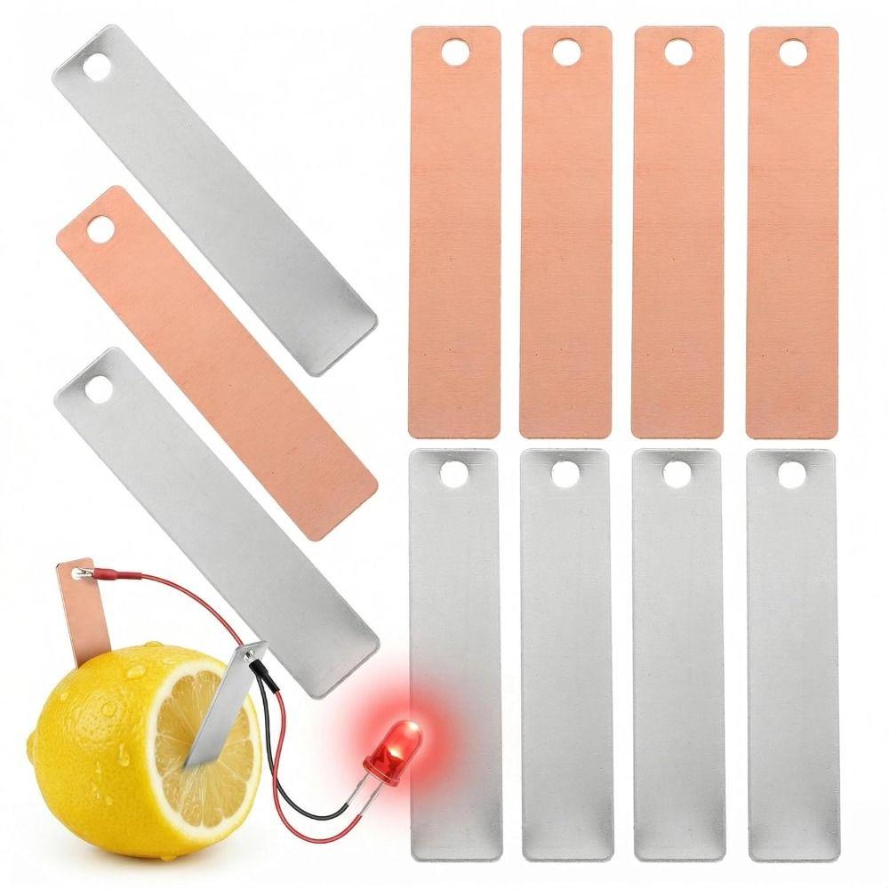 Corrosion Resistant Zinc Anode Sheet Experiment Grade Copper Anode Sheet Fruit Battery Project