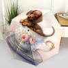 1pc Teacup Puppies Umbrella with Plastic Handle,Suitable for All Seasons Home Travel Outdoor Umbrellaptys31030