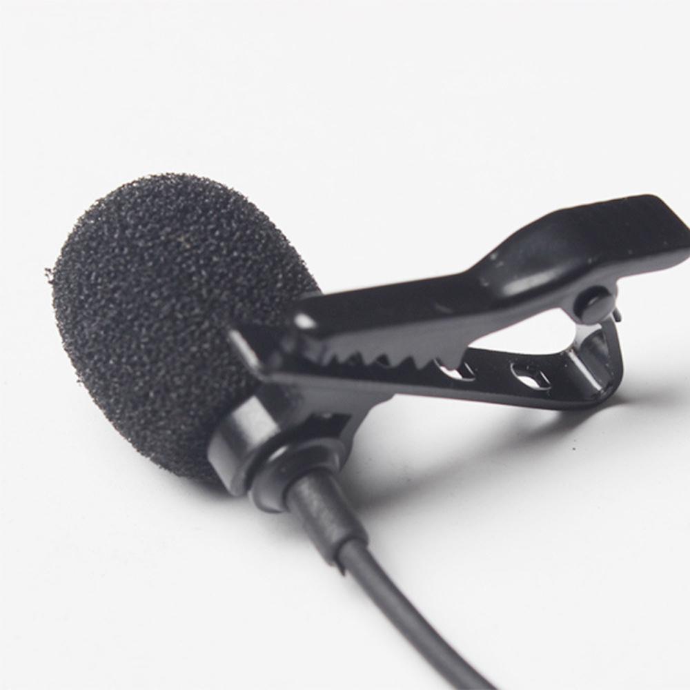 Portable Professional Grade Lavalier Microphone 3.5mm Jack Hands-free Omnidirectional Mic Easy