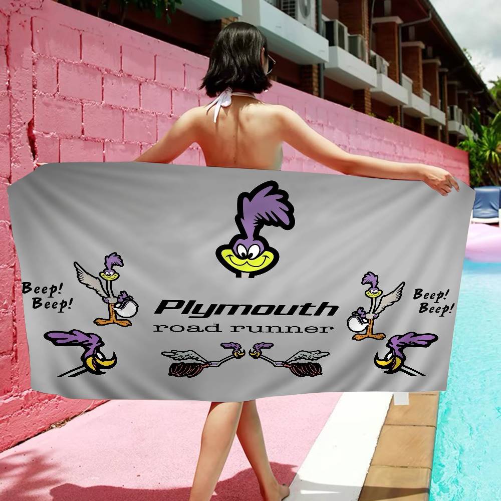 Road Plymouth Runner Microfiber Beach Towel Absorbent Quick Dry Soft Yoga Swimming Resort Mountain Climbing Towel