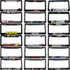 New Hot 62 Styles JDM Racing Car Styling Car License Plate Frame Decoration Accessories For USA Standard Auto Number Plate Frame