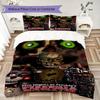 Fnaf Horror Game Poster Threepiece Set Without Core 1 Duvet Cover 2 Pillowcase Without Core Christmas Birthday Gift