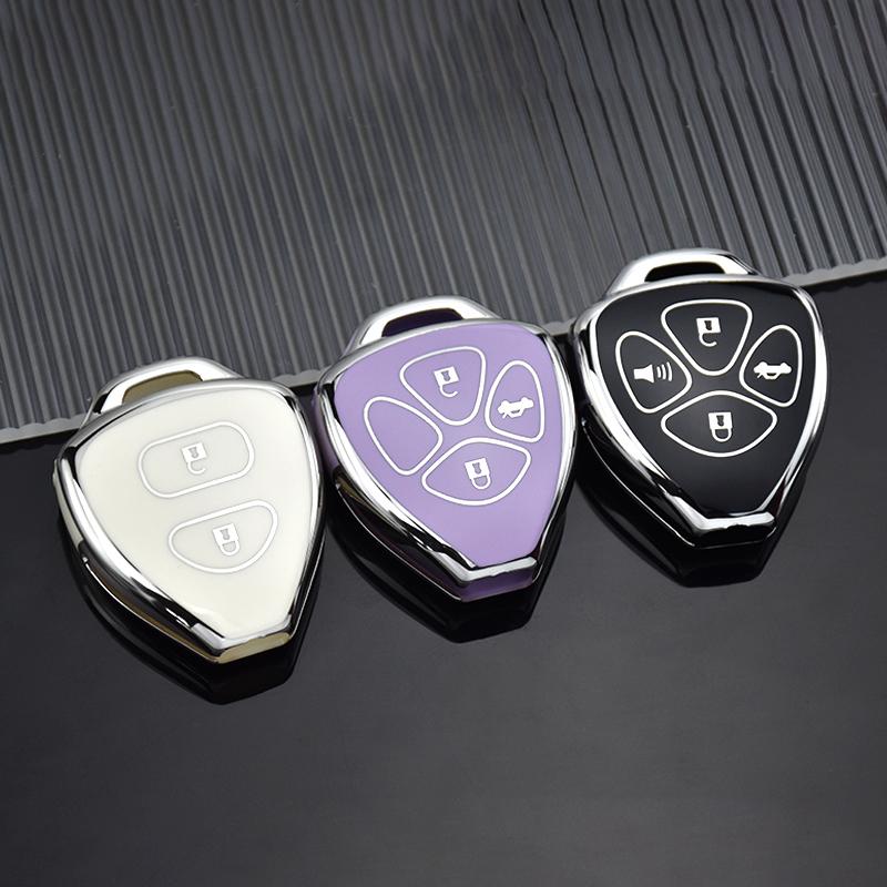 2 3 4 Buttons TPU Car Key Cover Remote Shell Bag for Toyota Avalon Corolla Camry RAV4 Crown Reiz Venza Matrix Case Accessories
