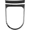 NVCNX Real Carbon Fiber Compatible with Ford Mustang GT 2015- 2016 2017 2018     Accessories Car Gear Shift Frame Cover Interior Trim Sticker Decal
