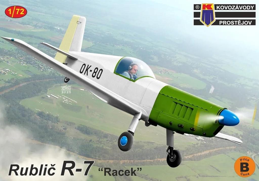 KP Model 1/72 Rubrich R-7 Razeck Прототип Гоночный самолет Пластиковая модель-конструктор KPM0506 (Самолет)