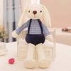 Christian Easter Rabbit Plush Doll Soft Fluffy Easter Bonnie Rabbit Doll PP Cotton Comfortable Animals Stuffed Toy