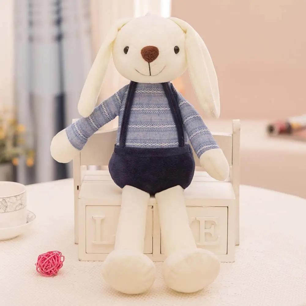 Christian Easter Rabbit Plush Doll Soft Fluffy Easter Bonnie Rabbit Doll PP Cotton Comfortable Animals Stuffed Toy