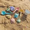 11pcs Beach Sand Toy Set With Big Mesh Bag & Sand Mold and Shovels Set Youngsters Splash Toys Outdoor Pool Play Holiday Gift