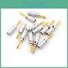 12pcs Banana Golden Nakamichi Speaker Plug Connector Adapter Connectors