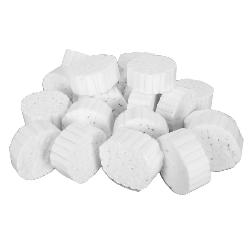 1000Pcs Cotton Rolls Dental High Absorbent Soft Comfortable Nose Bleed Plug with 20 Clips for Kids Adults Nosebleed