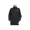 Adidas SS25 Стадионный трикотаж Свободный крой Воротник-стойка Простая Универсальная куртка Женская куртка KC0018