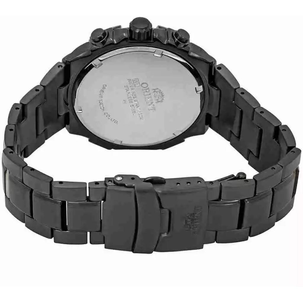 Orient Мужские часы Enterprise Chronograph с черным циферблатом FTV00006B