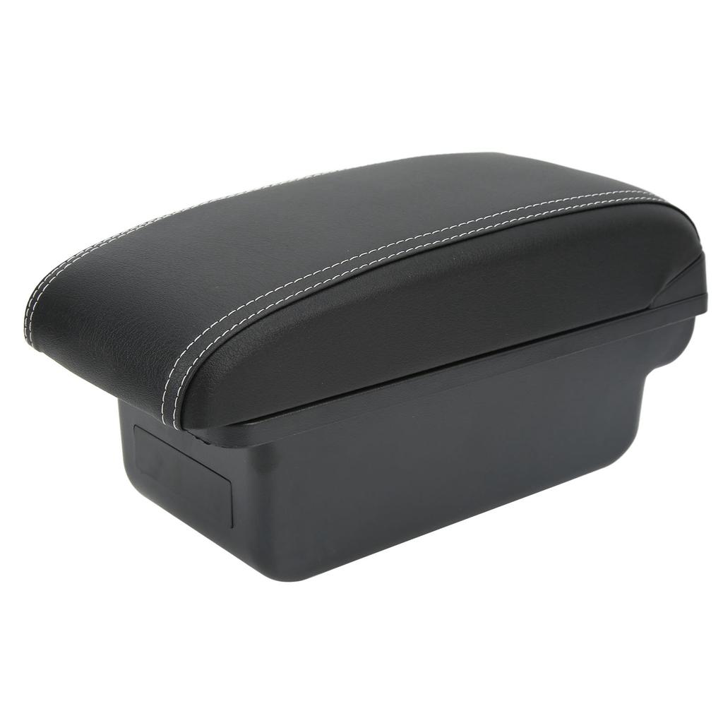 Armrest Box Console Storage Artificial Leather Quiet Closing Replacement for Captur Clio 4