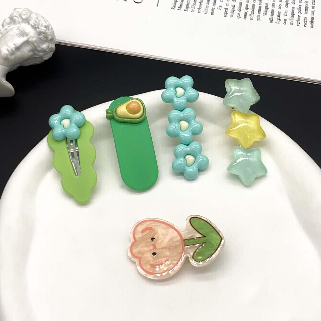 Крутая металлическая шпилька Y2K: Высококачественная горячая девчачья челка с заколкой и головной убор в виде утконоса