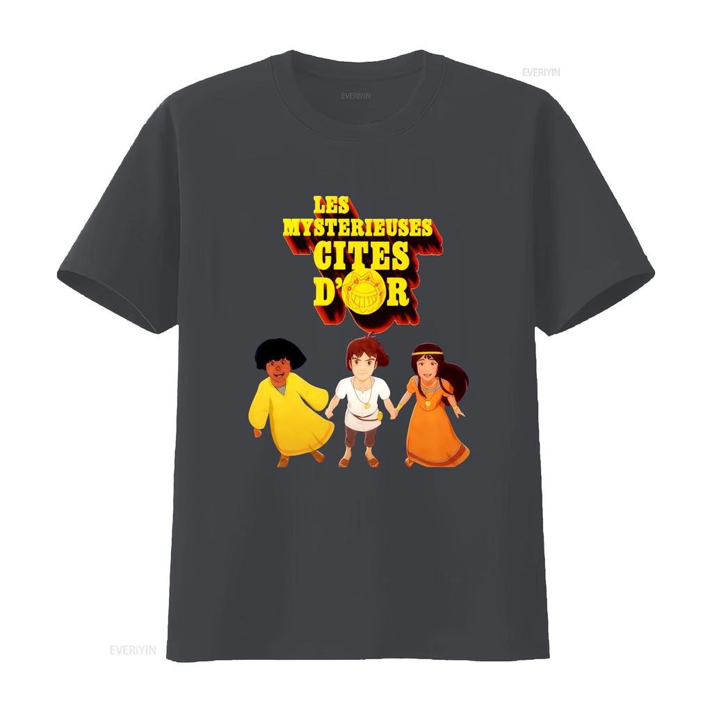 The Mysterious Cities Of Gold T Shirt 80s Animated Series Vintage Nostalgic Comfortable Cotton Vintage