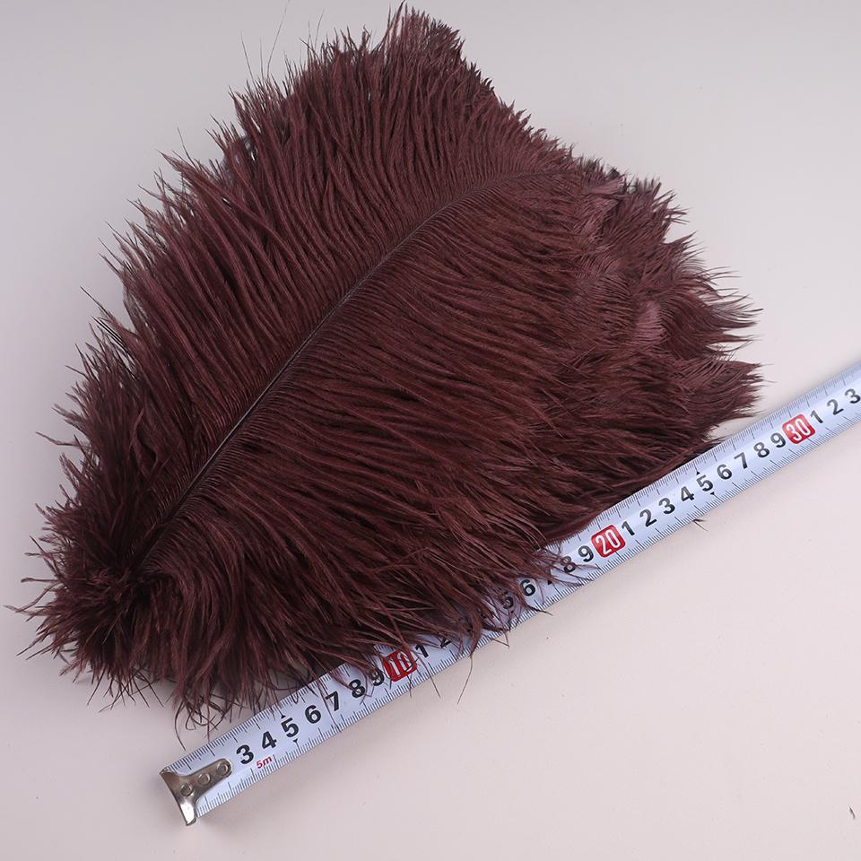 10 шт. 30-35 см Страусиные перья для рукоделия Свадебное украшение 12-14" Аксессуары для рукоделия Настольные центральные элементы Карнавальные перья