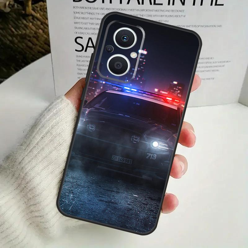 Чехол для полицейской машины для OPPO Reno 8 7 6 5 4 Lite 8T 5Z 4Z 10 11F OPPO Find X5 X6 Pro X2 Neo X3 Lite Cover