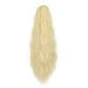 MISS WIG Женский длинный парик с хвостиком из кукурузной волны, синтетическое волокно, шиньон с зажимом для наращивания волос, вьющийся длинный хвост из кукурузы