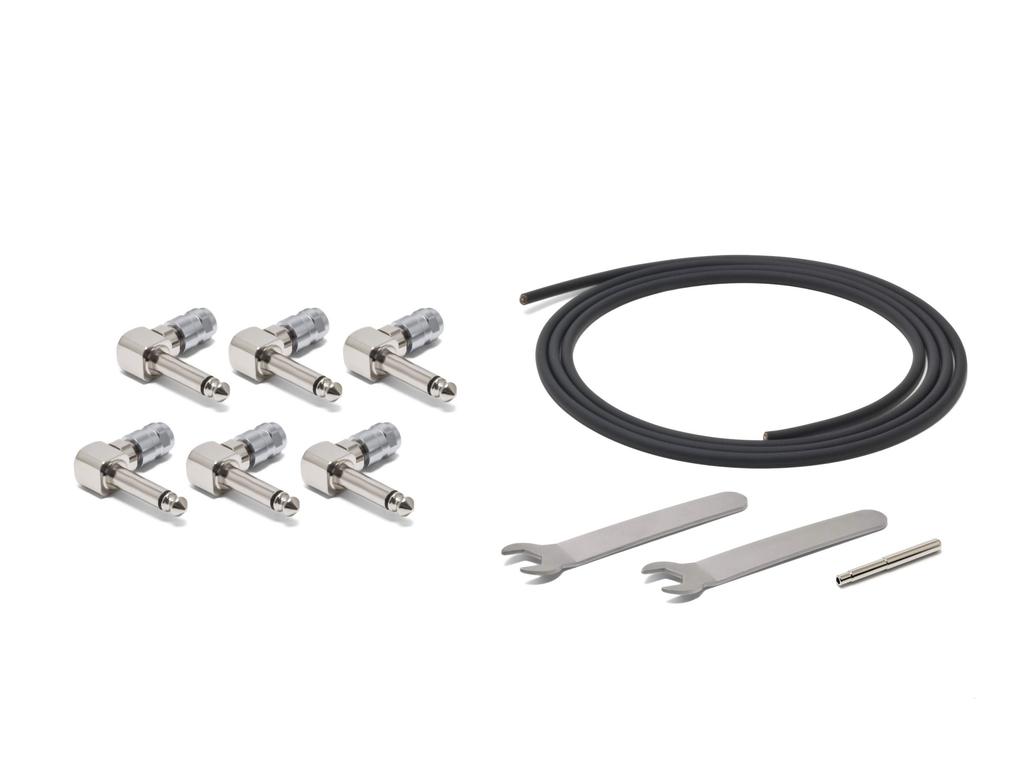 OYAIDE NEO Solderless Cable Kit 6 2 1 Recycle L6+ (1.5m Cable, L-shaped Plugs, Wrenches, Stick)