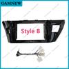 10 Inch Car Frame Fascia Adapter Android Radio Dash Fitting Panel Kit For Toyota Levin Corolla 2014-2016