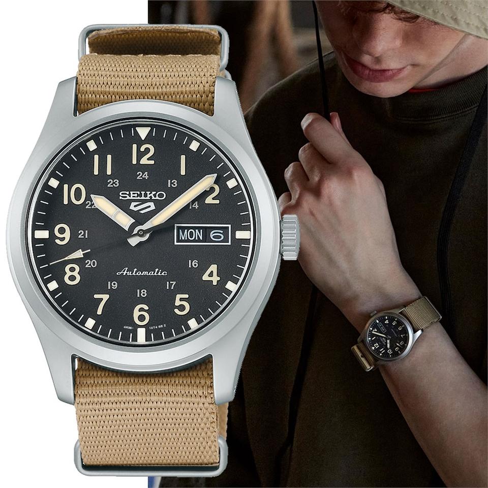 Seiko 5 Sports Automatic Black Dial 39.4mm Men’s Watch SRPG35K1