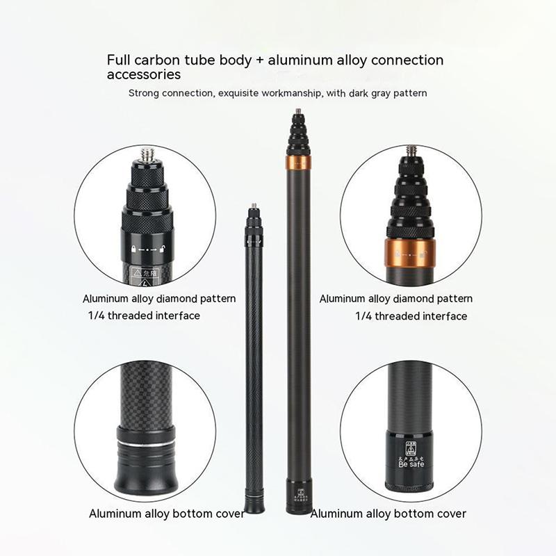 1 шт. 1,5/2,9/углеродное волокно невидимая расширенная версия селфи-палка для Insta360 X3/One X3/One Rs аксессуары для Gopro