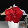 6 Pcs New Arrival Christmas Poinsettia Flowers for Decor, Home Decor Artificial Flowers, Christmas Tree Decor Covers Flower, New Year's Tree Decor