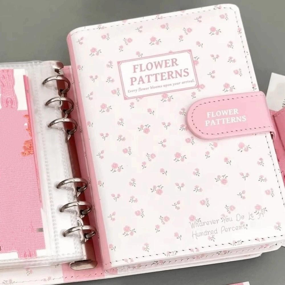 a6 Size Money Saving Binder Loose Leaf Cash Saving Organizer Practical Budget Planner Diary Agenda