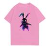Easter - Men's Casual Baggy Bunny  Print T-shirt Round Neck Pull-over Short-sleeved Top