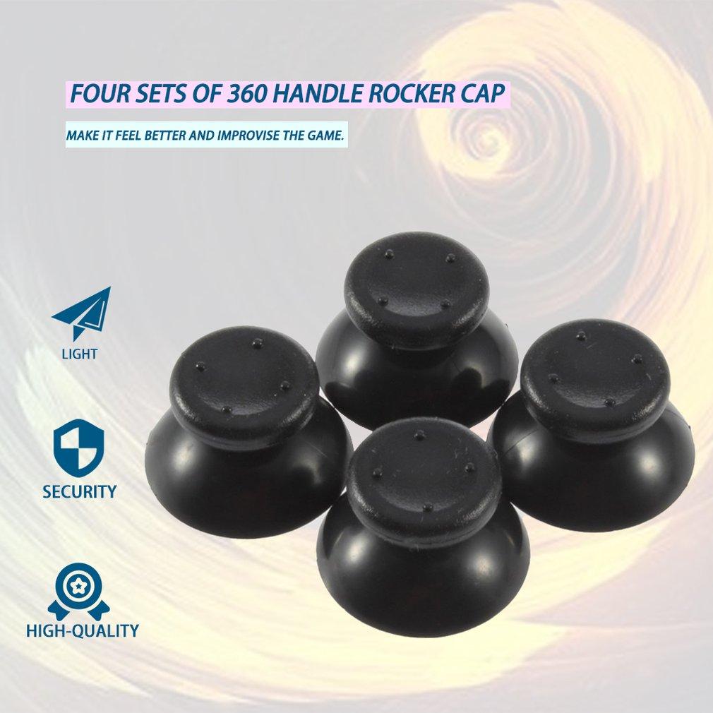 VAORLO 4Pcs 3D Analog Joystick Replacement Thumb Stick Grips Caps Buttons For Microsoft XBOX 360 Gamepad Controller Repair Parts