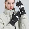 Женские лыжные перчатки, перчатки для велоспорта с сенсорным экраном, с подкладкой для защиты от холода и ветра