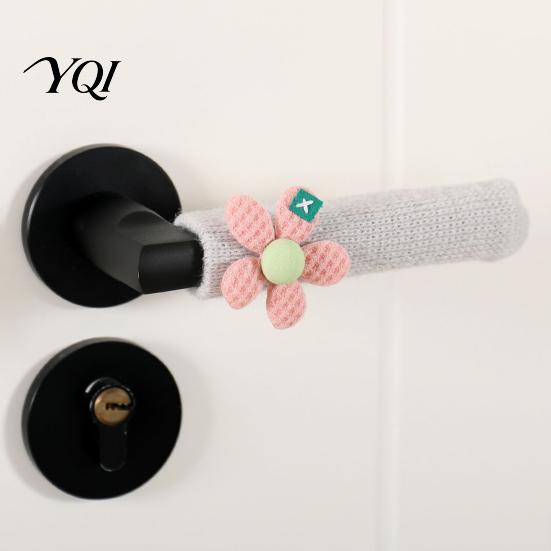 Silent Furniture Leg Protectors Knitted Doorknob Covers, Thick Anti?Slip Feet Protector Sleeves, Door Handle Covers Cushion Pads, Floor for Knobs &
