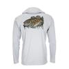 Mens Quick-Dry UV Protection Long Sleeve Hooded Fishing Shirt Summer Outdoor Angling Cycling Sports