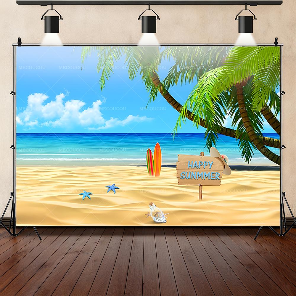 Summer pool party friends gathering decoration background slide seaside beach coconut tree photo studio photography background