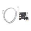 Plastic FireWire 1394a Controller Card Black Firewire 400 Capture Card  For Audio Engineers