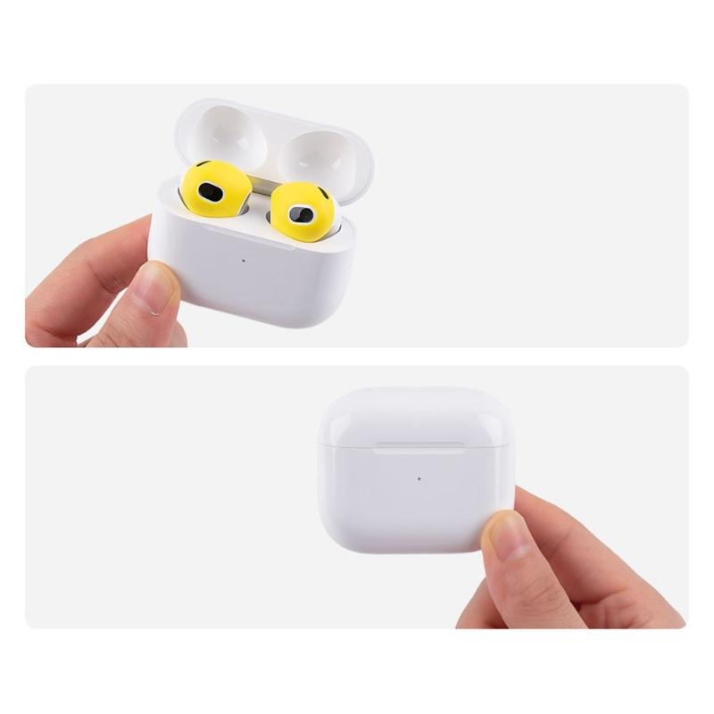 3 Pair Earphone Case Cover Soft Silicone Ear Pads For Pods Pads 3 Earbuds Ear Tips Earphones Accessories