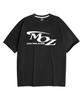 MOZMOZ Active Logo Oversized Short Sleeve T-Shirt Black