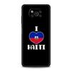 Чехол для телефона Флаг Гаити Для Xiaomi Poco X6 X5 Pro X4 X3 NFC F5 Pro F4 F3 GT M5 M4 Pro 5G M3 C51 C50 C55 Мягкая крышка