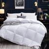 Одеяло на гусином пуху, 2 кг, пуховое одеяло King Queen, двойной размер, белый/синий/розовый/хаки/серый, роскошное зимнее одеяло, наполнитель