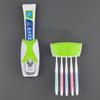 No-Drill Automatic Toothpaste Dispenser Toothbrush Electric Toothbrush Holder Squeezer Wall-Mounted Adhesive Bathroom Kitchen Organizer