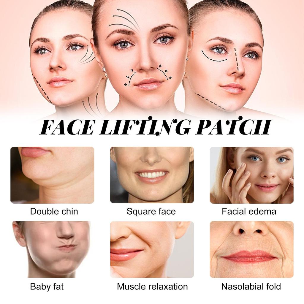 Face Lifting Patch Invisible Thin Face Stickers Face Lift Up V-Shape Adhesive Tape