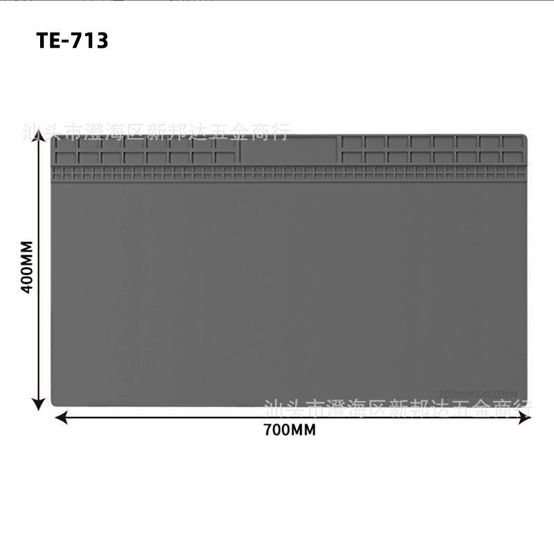 High-Temperature Resistant Silicone Repair Mat: Anti-slip, Anti-corrosion, Anti-static for Mobile Phone Repairs