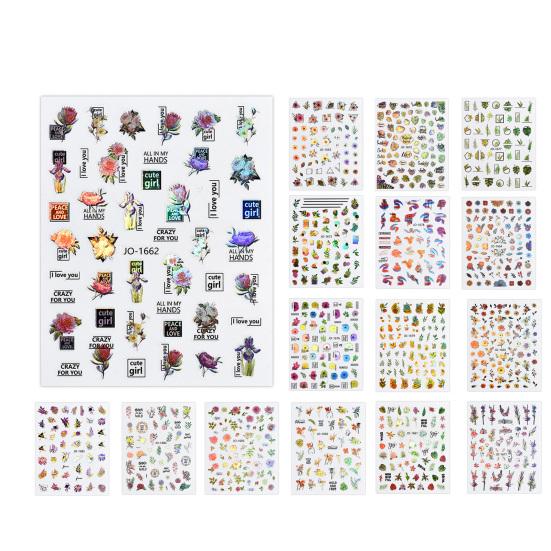 Наклейка для ногтей, сильная липкость, съемная, долговечная, отличная, сверкающая, в виде цветка, наклейка для ногтей, принадлежности для рукоделия «сделай сам»