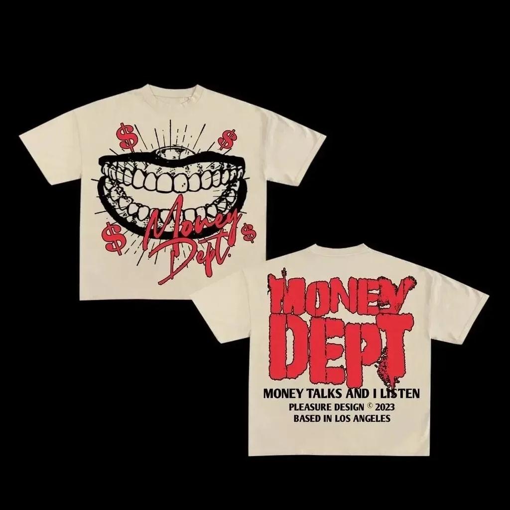 America War Girl Graphic Print T-shirt Y2k Retro Loose Short Sleeve Round Neck Cotton Top Gothic Streetwear Men's Women Clothing