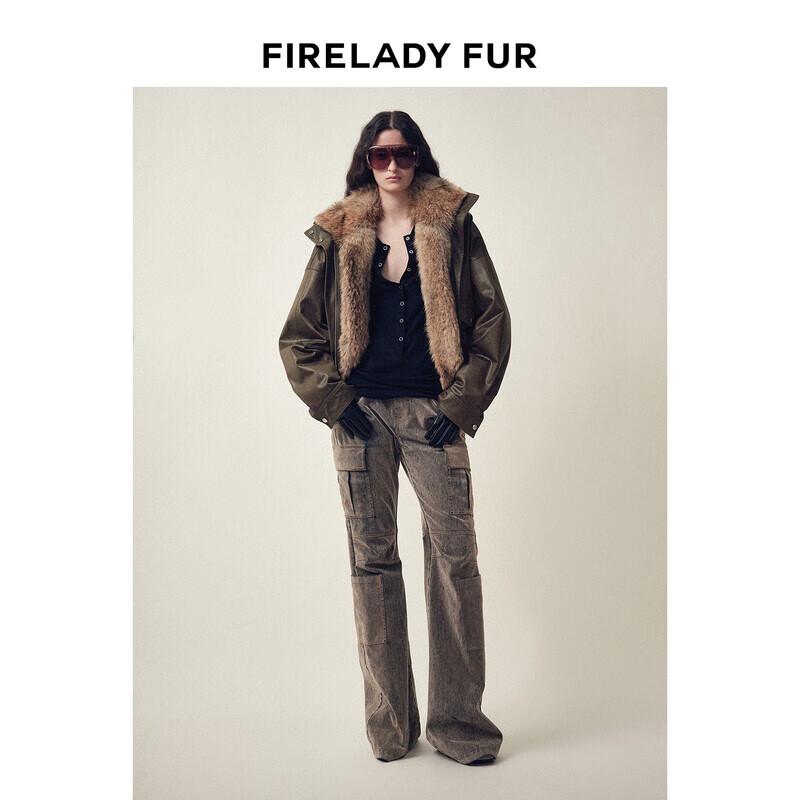 Fu Zhien CHIC PARKA Bonfire Stories Coyote Fur Collar Parka